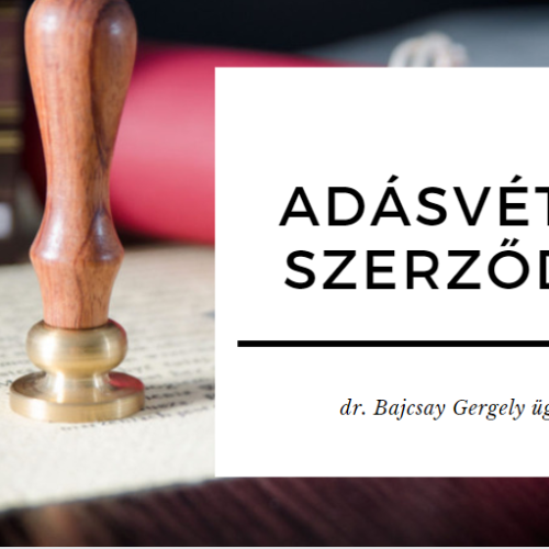 Egy dokumentum, amit szinte mindenki lát élete során legalább egyszer: adásvételi szerződés